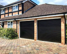 Roller garage doors