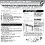 garage door instructions