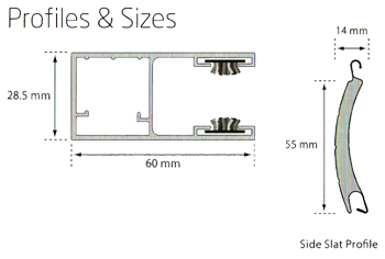 garage door slat profiles